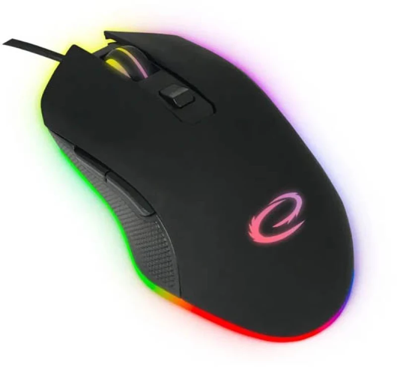 Nemesis RGB Ποντίκι Gaming ενσύρματο USB-C μαύρο 6 Keys 2400dpi EGM302