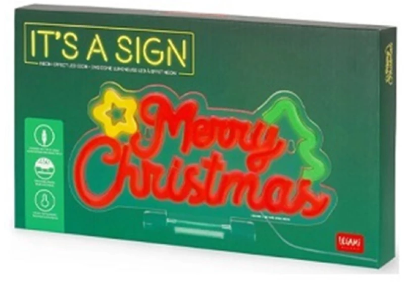 Legami Milano Επιγραφή LED με εφέ νέον Merry Christmas