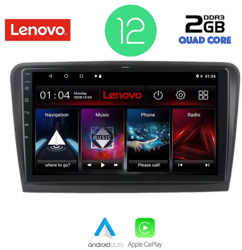 LENOVO LVB 4601_CPA (9inc) MULTIMEDIA TABLET OEM  SKODA RAPID  mod. 2012>