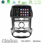 Clarion Gl300+ Series 4core Android11 4+64gb  Ford Ranger 2012-2016 Navigation Multimedia Tablet 9" u-Gl34-Fd0902