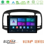 Bizzar Ultra Series Hyundai Accent 2006-2011 8core Android13 8+128gb Navigation Multimedia Tablet 9" u-ul2-Hy0711bl