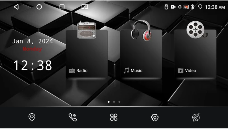 Nakamichi Nam5260 Series 4core Android13 4+64gb kia Ceed 2013-2017 Navigation Multimedia Tablet 9" με Carplay & Android Auto u-n44-Ki0610
