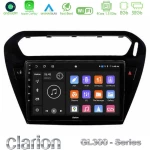 Clarion Gl300 Series 4core Android11 2+32gb Citroen c-Elysee / Peugeot 301 Navigation Multimedia Tablet 9" με Carplay & Android Auto u-gl3-Ct0070bl