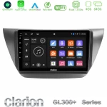 Clarion Gl300+ Series 4core Android11 4+64gb  Mitsubishi Lancer 2004 – 2008 Navigation Multimedia Tablet 9" u-Gl34-Mt608