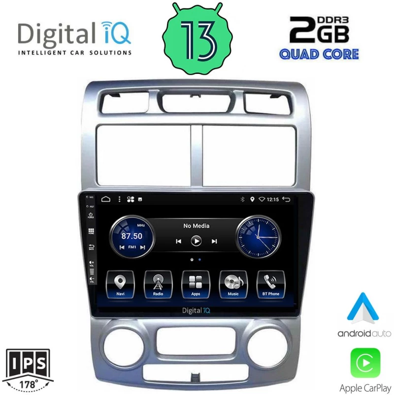 DIGITAL IQ BXH 3324_CPA (CLIMA) (9inc) MULTIMEDIA TABLET for KIA SPORTAGE mod. 2004-2010