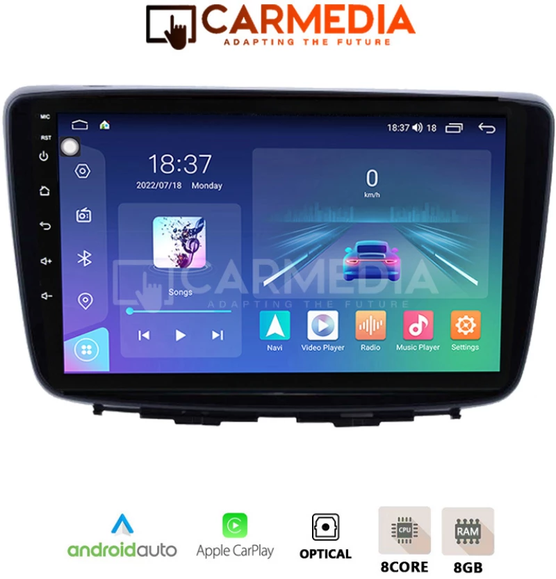 CARMEDIA CM809-13 TABLET 9'' OEM SUZUKI BALENO 2016+