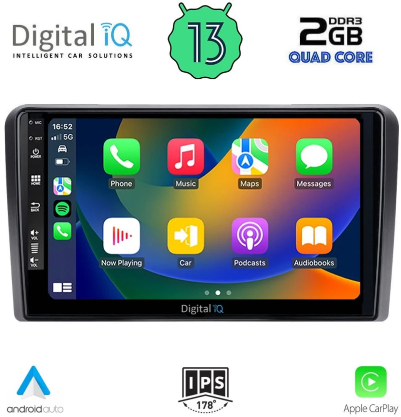 DIGITAL IQ BXH 3740_CPA (10inc) MULTIMEDIA TABLET for  SEAT - SKODA - VW  mod. 2004-2014
