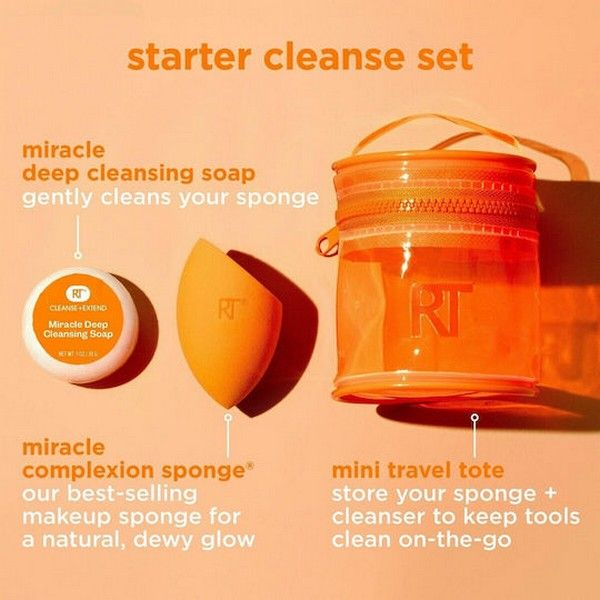 Real Techniques Miracle Blend & Cleanse Set