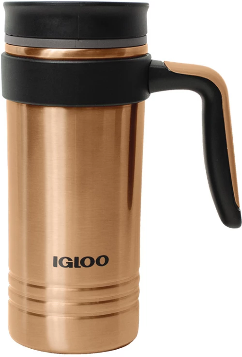 IGLOO ΥΔΡΟΔ. ISABEL S.S. TRAVEL MUG WITH HANDLE 16 OZ - 473ml COPPER