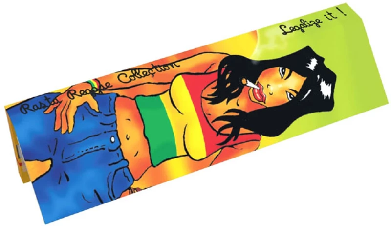 Snail Συλλεκτικά Χαρτάκια «Συλλογή Rasta Reggae» - Design #3 | KS Slim & Tips