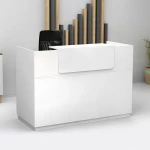 459870 ΓΡΑΦΕΙΟ ΥΠΟΔΟΧΗΣ - RECEPTION LEMMON MEGAPAP ΧΡΩΜΑ ΛΕΥΚΟ 160X70X110ΕΚ.