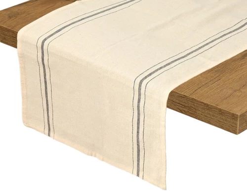 ESTIA ΡΑΝΕΡ ΤΡΑΠΕΖΙΟΥ RUSTIC 40x150cm ΓΚΡΙ