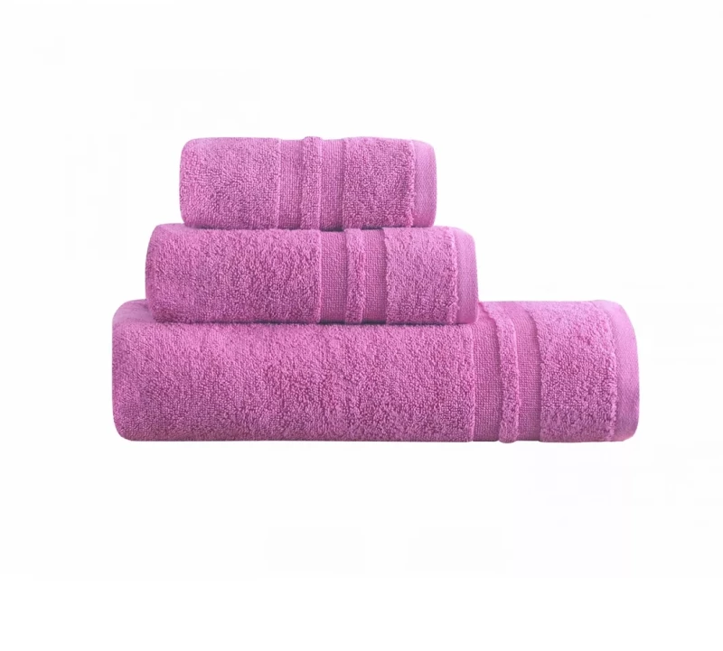 ΠΕΤΣΕΤΑ ΜΠΑΝΙΟΥ 90Χ150CM DOVE5 D.PINK 100% COTTON 550gsm - -