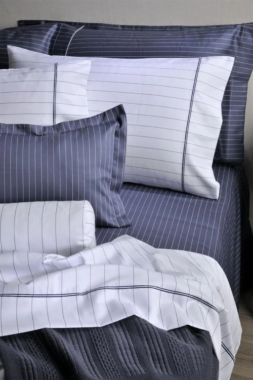 Σετ Σεντόνια Down Town S-883 Pin Stripe Blue - King 280x290