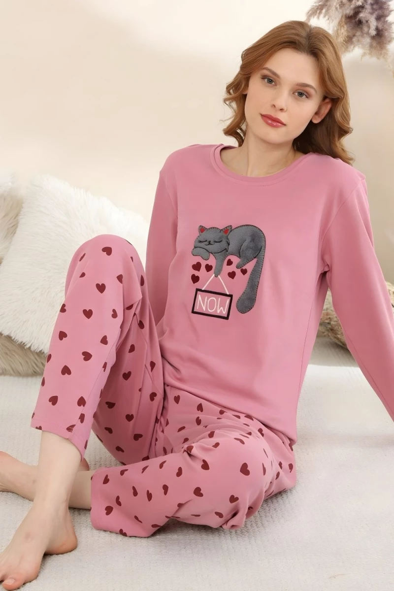 Πιτζάμα Γυναικεία Homewear 0419 - ΤΡΙΑΝΤΑΦΥΛΛΙ