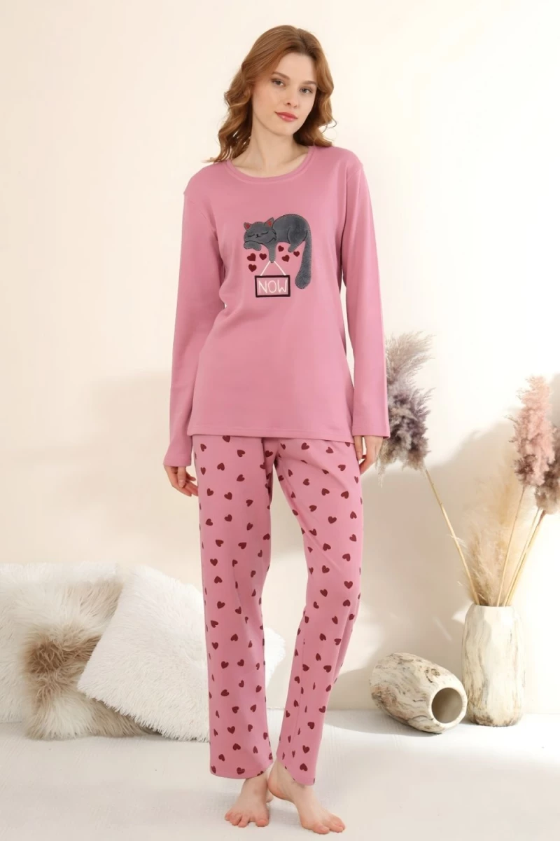 Πιτζάμα Γυναικεία Homewear 0419 - ΤΡΙΑΝΤΑΦΥΛΛΙ