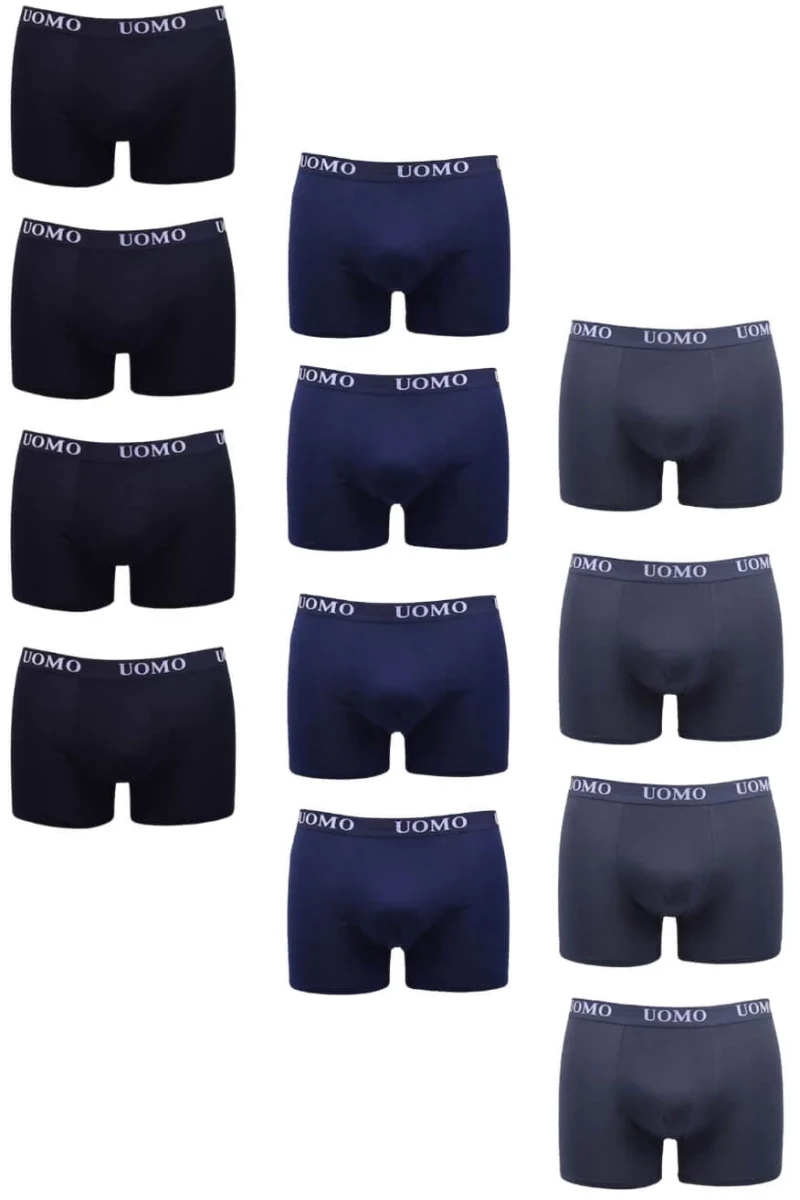 Boxer Ανδρικά 12Pack QQ1012 - ΠΟΛΥΧΡΩΜΟ