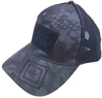 Ανδρικό καπέλο jockey στρατιωτικού τύπου - M01 - 270591 - Grey/Black