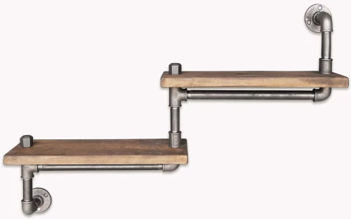 Ράφι Τοίχου Boruraf 792EVL1704 75x14x35cm Walnut