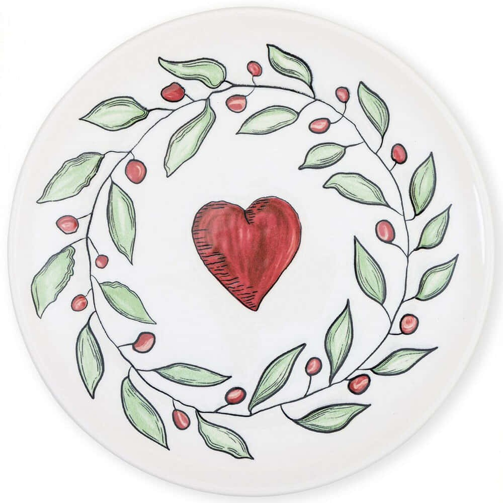 Πιάτο Ρηχό (Σετ 6Τμχ) 280TMA3383 26x26x1cm Multi-White Hermia Κεραμικό