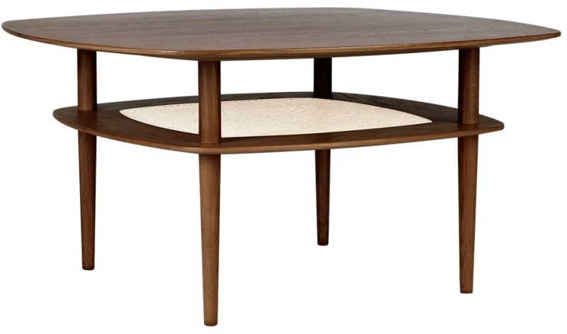 Τραπέζι Καφέ Together S.Square 5807 100x100x51.6 Dark Oak Umage