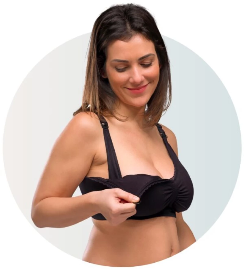 Carriwell Σουτιέν Θηλασμού Padded CarriGel™  Μαύρο L CW342211