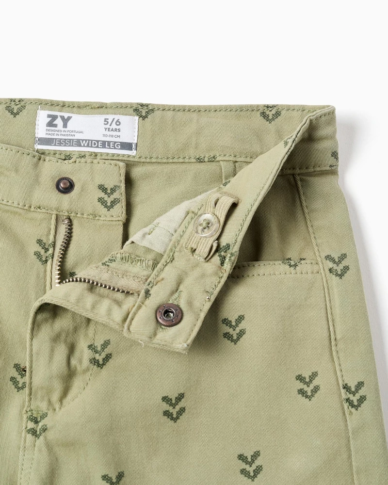 Zippy Παντελόνι TWILL Λαδί 26-ZKGAP0401_26008 Κορίτσι