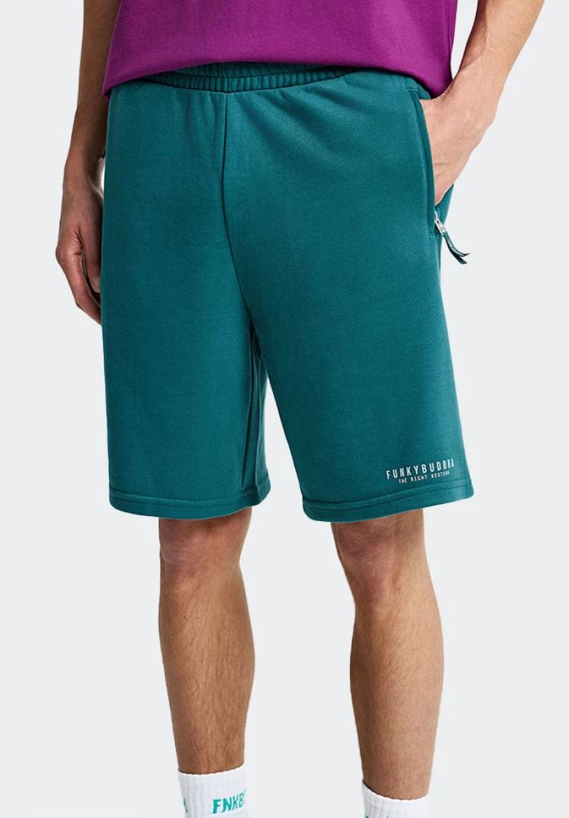 FUNKY BUDDHA Jogger Shorts - FBM013-050-03-MEDITERRANEA