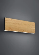 Φωτιστικό Επίτοιχο Eglo 390127 CLIMENE Καφέ (Brown)|Μαύρο Ματ (Black Mat) 3000K