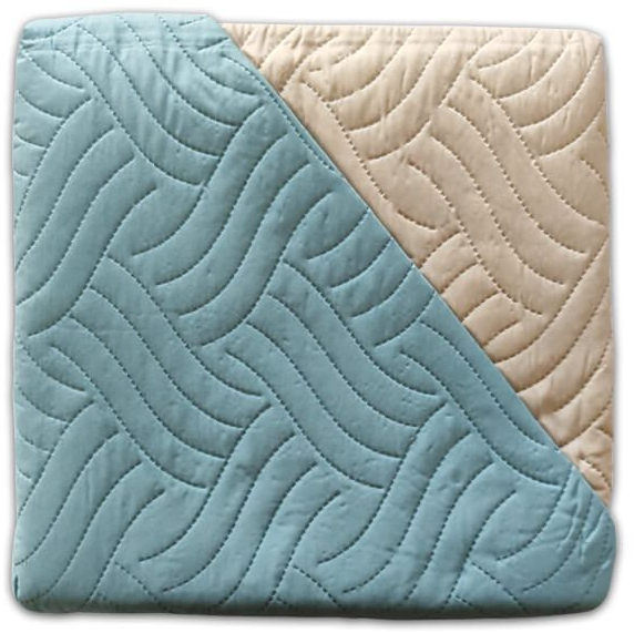 Κουβερλί Υπέρδιπλο Microfiber Διπλής Όψης Κύμα Γαρύφαλλο 240x260