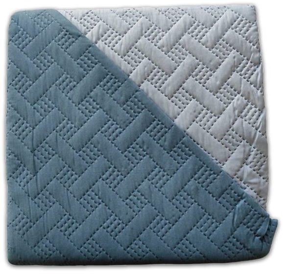 Κουβερλί Υπέρδιπλο Microfiber Διπλής Όψης Lines Γαρύφαλλο 240x260