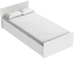 Κρεβάτι Toscana pakoworld σε λευκή απόχρωση 90x200εκ