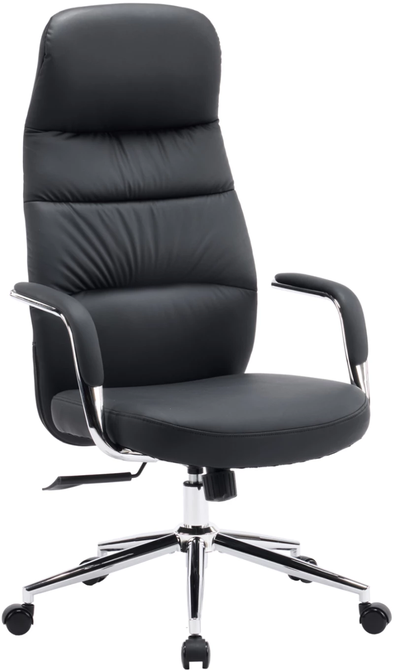ΚΑΡΕΚΛΑ ΓΡΑΦΕΙΟΥ TEETER HM18355.01 ΜΑΥΡΟ PU ΔΕΡΜΑ--ΒΑΣΗ ΧΡΩΜΙΟΥ 67x66x121Υεκ