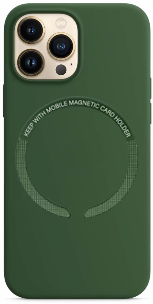 Θήκη Luxe TPU Σιλικόνης με MagSafe για iPhone 14 - Navy Green