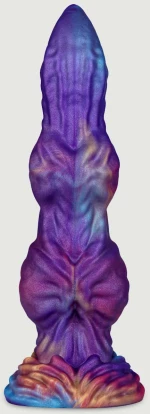 Dildo Δράκου Σιλικόνης Με Βεντούζα Dragon Silicone Dildo With Suction Cup 24 x 4 cm - Μωβ