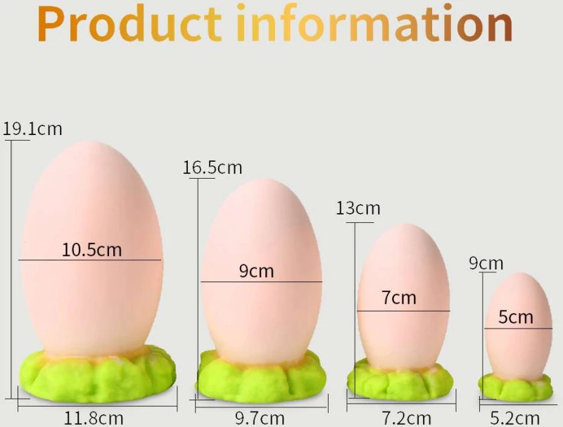 Αυγό Πρωκτική Σφήνα Σιλικόνης Με Βεντούζα Medium Silicone Egg Plug With Suction Cup 13 x 7 cm - Ροζ