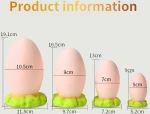 Αυγό Πρωκτική Σφήνα Σιλικόνης Με Βεντούζα Medium Silicone Egg Plug With Suction Cup 13 x 7 cm - Ροζ