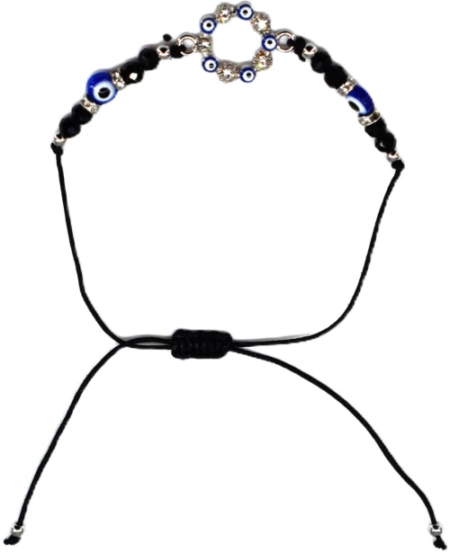 Elegant Γυναικείο Βραχιόλι με σχέδιο ματάκια και στράς κ.BR23-515