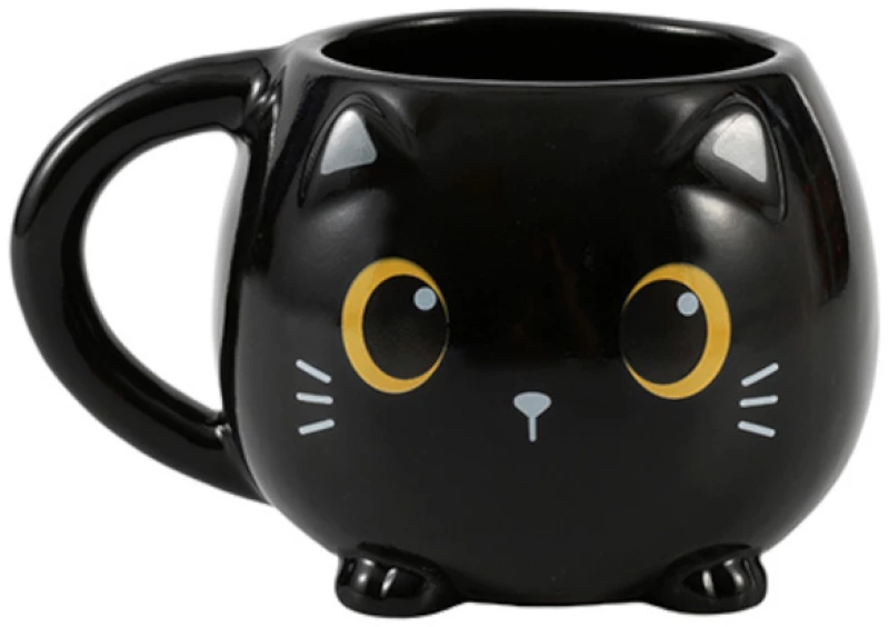 Κεραμική Κούπα i-Total Chunky Mug Black Cat 470ml XL2568A