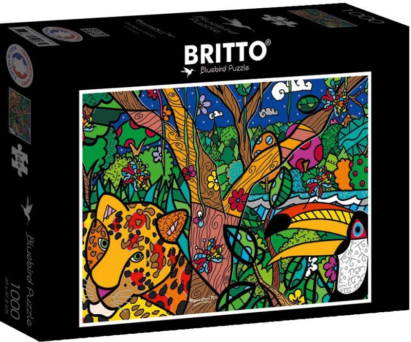 Bluebird  F-90017 Romero Britto-Amazon - Puzzle 1000 pieces