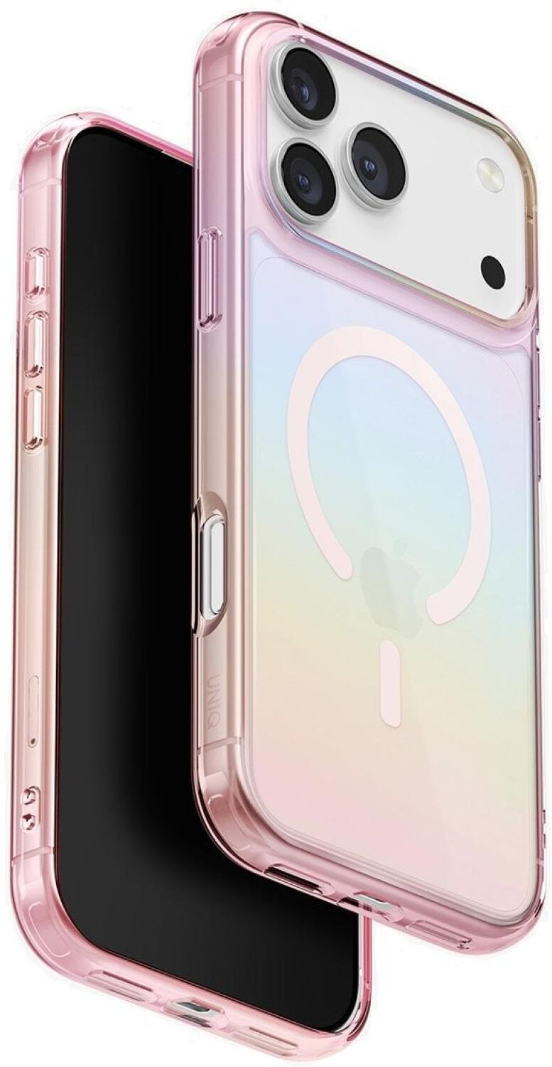 Θήκη iPhone 17 Pro Max Uniq Iridescia Ανθεκτική & Ιριδίζουσα με MagSafe - Pink Prism (UNIQ-IP6.9P(2025)-IRDMPPRS)