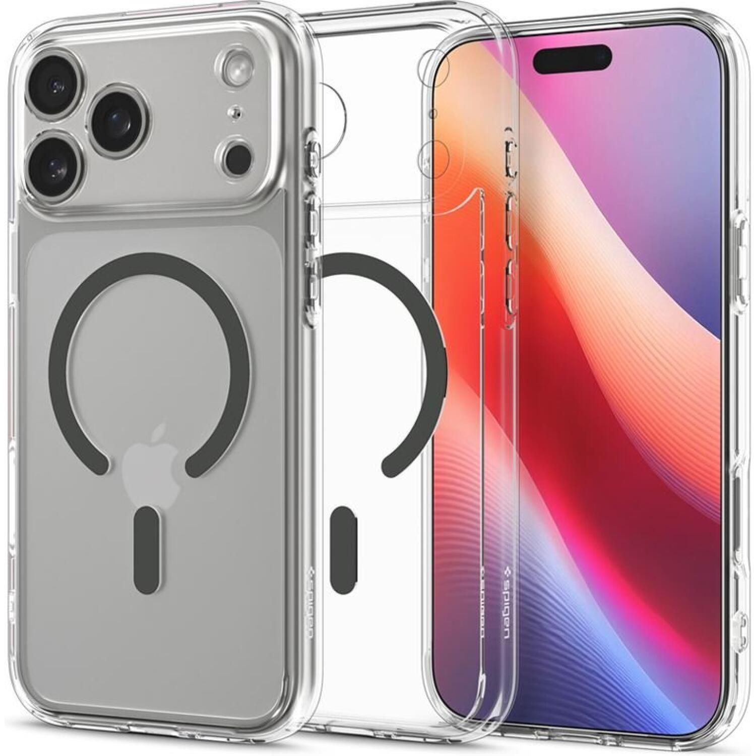 Θήκη iPhone 17 Pro Spigen Ultra Hybrid MagFit Ανθεκτική Σκληρή με MagSafe - Clear / Graphite (ACS10347)