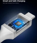 Καλώδιο Type-C Spigen Essential EB10020CC Φόρτισης 100W & Μεταφοράς Δεδομένων 5Gbps σε Type-C 200cm - White (ACA08775)
