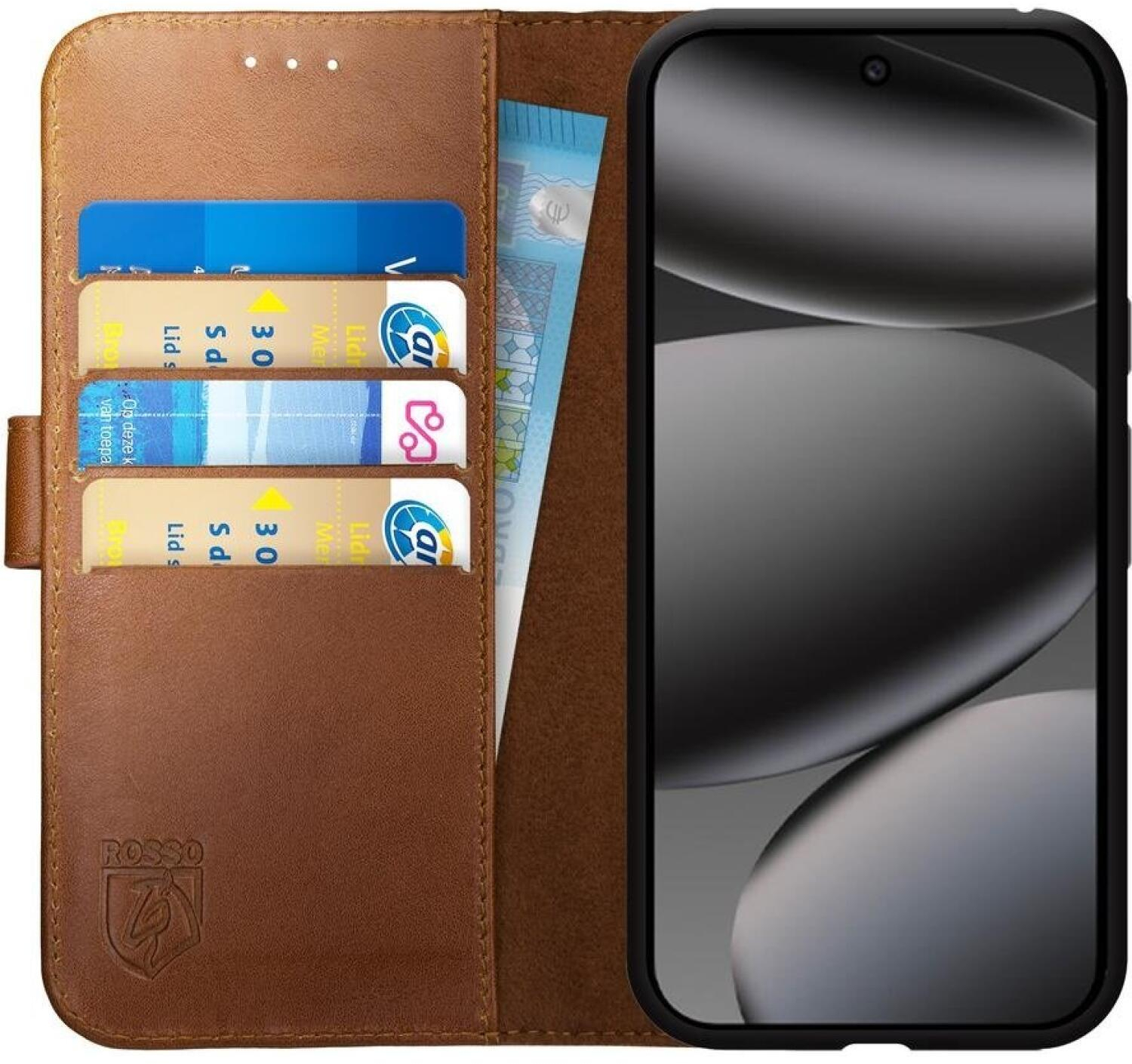 Θήκη Google Pixel 10 Pro XL Rosso Deluxe Δερμάτινο Πορτοφόλι - Brown (8719246479403)