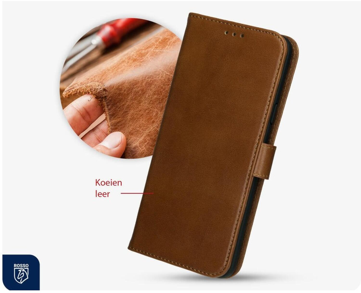 Θήκη Google Pixel 10 Pro XL Rosso Deluxe Δερμάτινο Πορτοφόλι - Brown (8719246479403)