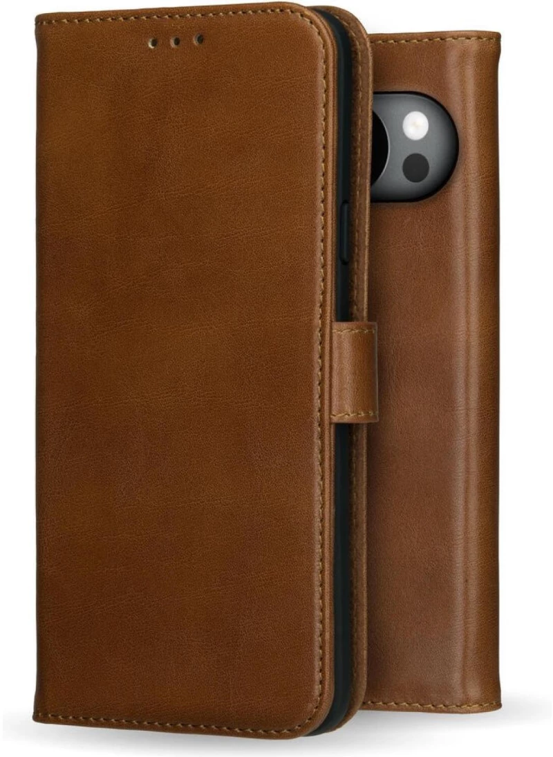 Θήκη Google Pixel 10 Pro XL Rosso Deluxe Δερμάτινο Πορτοφόλι - Brown (8719246479403)