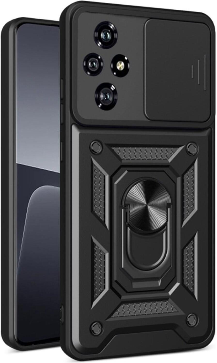 Θήκη Honor 200 Pro Techsuit CamShield Ανθεκτική με Κάλυμμα για την Κάμερα & Μεταλλικό Ring Holder - Black (5949419199163)