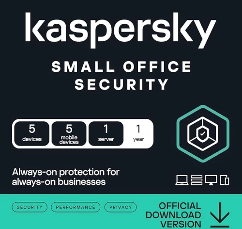Kaspersky Small Office Security (1 Server + 5 Συσκευές + 5 Mobile - 1 Έτος) EU Ηλεκτρονική Άδεια