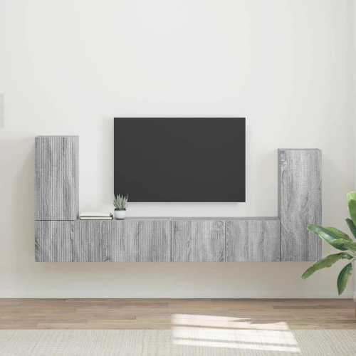vidaXL 4 pcs Γκρίζο Σονομα