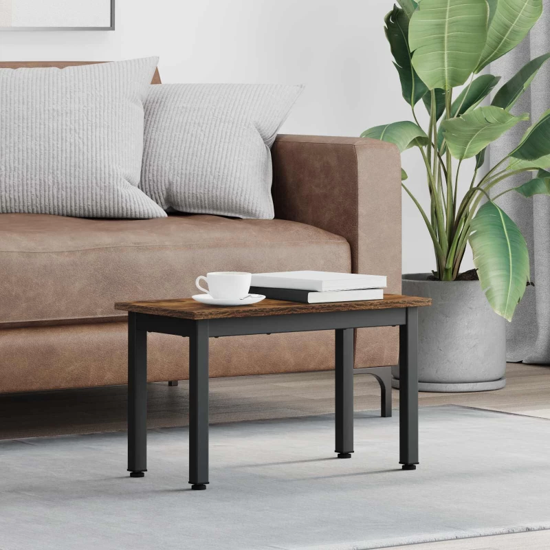 vidaXL Τραπεζάκι σαλονιού Καπνιστό Δρύς 60 x 30 x 36 cm